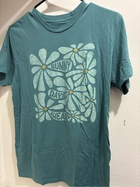Teal Graphic Tee
